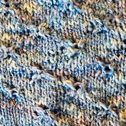 Fake-diamond stitch