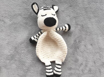 Zebra lovey - snuggler