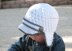 Two-Button Visor Hat With Ear Flaps