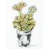 Flowering Succulent in DMC - PAT0098 - Downloadable PDF