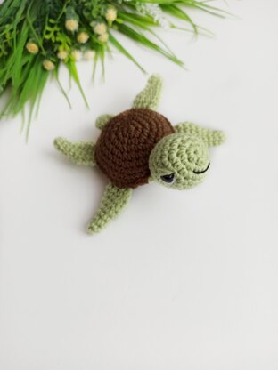 No Sew Crochet Turtle Amigurumi Plush 