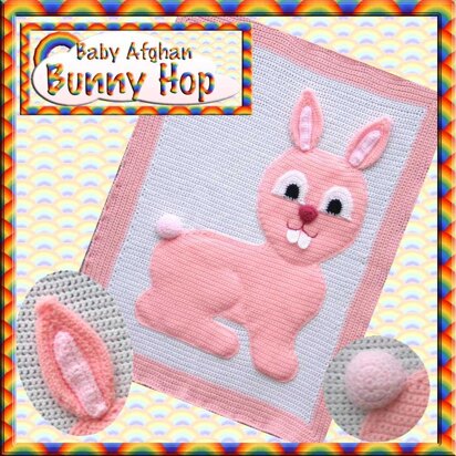 Animal Baby Blanket - Bunny Hop