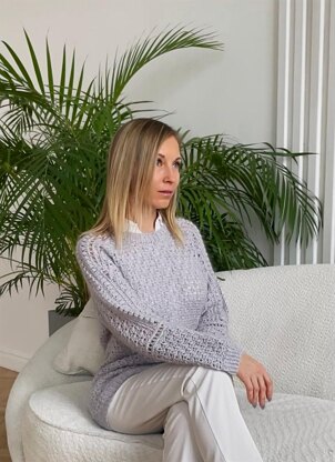 The turtleneck crochet sweater/ Suéter Brillo