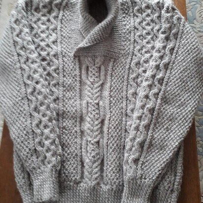 Adult shawl collar jumper