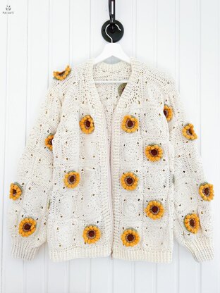 Sunflower cardigan