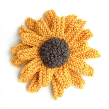 Knitted Sunflower