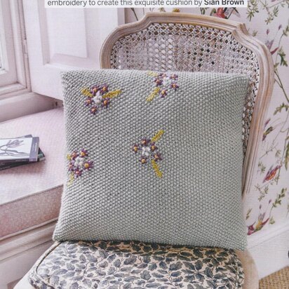 Moss and Flowers Cushion Cover