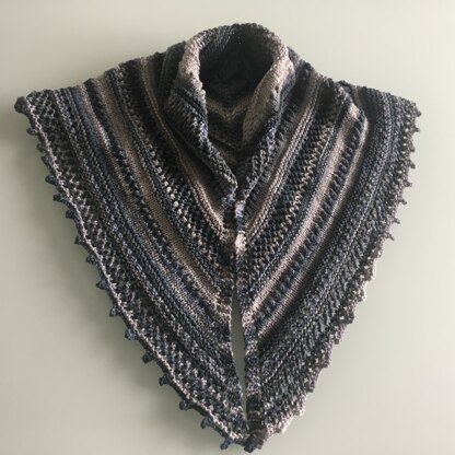 Something Happy Shawl Knitting pattern by Olya Mikesh Designs | LoveCrafts