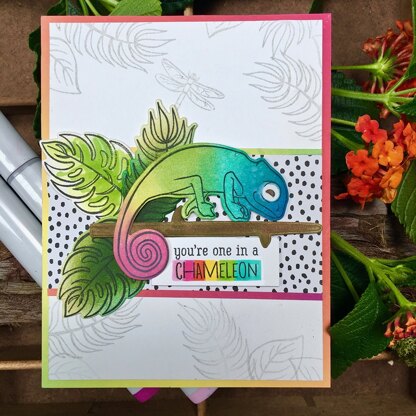 Hero Arts Stamp & Cut - Chameleon