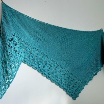 Blue Surf Shawl