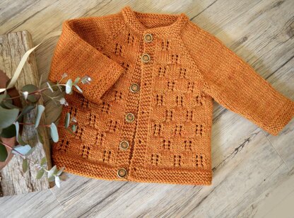 OGE Knitwear Designs P144 Gumnut Cardigan PDF