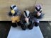 Mini Badgers Eating Ice Cream - Ferrero Rocher/Lindor Chocolate Cover/Stuffed Hanging Decoration/Toy