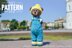 Barney bear amigurumi doll