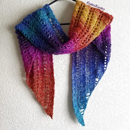 Rainbow Shawlette