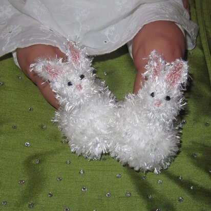 Baby Fluffy Bunny Boots