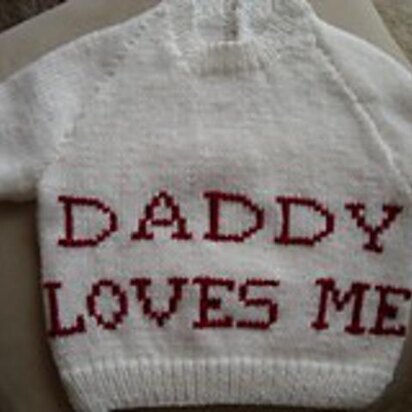 "Daddy Loves Me" Sweater