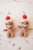 Amigurumi gingerbread with a cherry on top