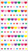 Sticko Dimensional Stickers - Teeny Mini Hearts