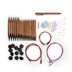KnitPro Ingwer Deluxe Austauschbare Nadelspitzen Set (11 Paare)