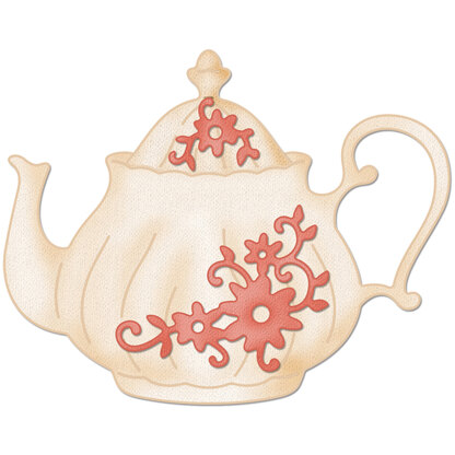 CottageCutz Dies - Small Teapot 3.4"X2.7"