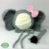 Newborn Elephant Hat and Tail Photo Prop