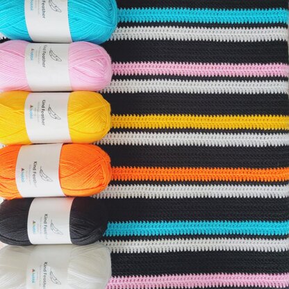 Liquorice Allsorts Blanket