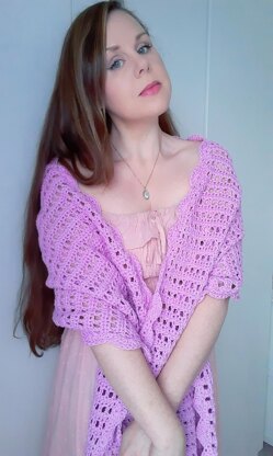 Crochet Eponine Vintage Shawl Pattern