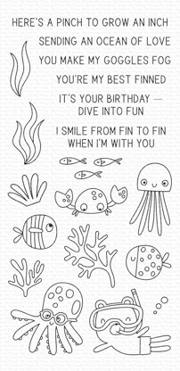 My Favorite Things Clear Stamps 4"X8" - Best Fins