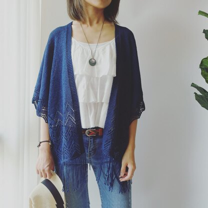 Fringed Kimono