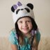 Furry Panda Bear Hat