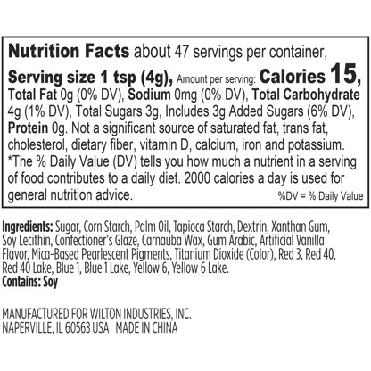 Wilton Valentine's Traditional Sprinkles Mix Tall 6Cell