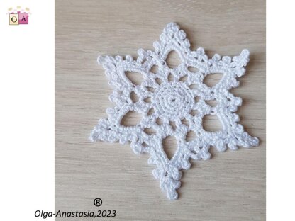 Crochet snowflake 25