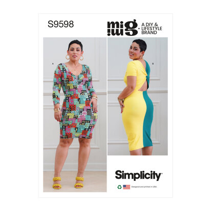 Simplicity Misses' Knit Dresses by Mimi G S9598 - Sewing Pattern