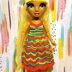 Dress "Colorful Summer" for fashion Rainbow dolls