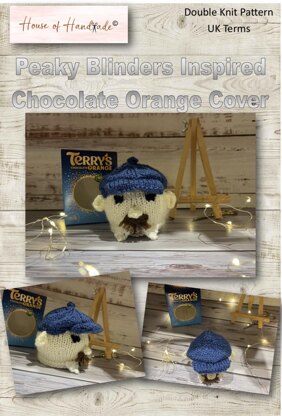 Peaky Blinders Inspired Chocolate Orange Cover Knitting Pattern