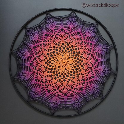 Mandala 'Autumn Wind' crochet pattern