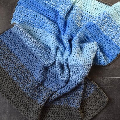 Ombre Baby Blanket