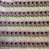 Mini Tulips in a Row Baby Blanket