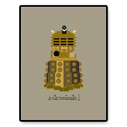 Exterminate! - PDF Cross Stitch Pattern