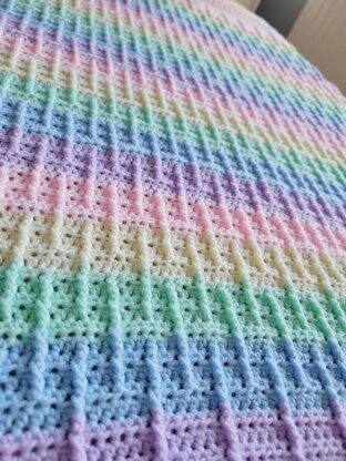 Rainbow Reflections Baby Blanket - US Terms