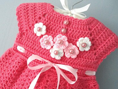 Crochet and Knitting PATTERN Baby Dress Baby Bloomers