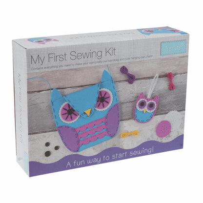 Trimits My First Sewing Kit: Owl Handbag & Charm