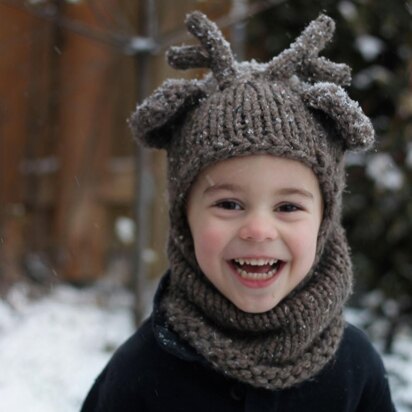 The Reindeer Balaclava - knitting pattern