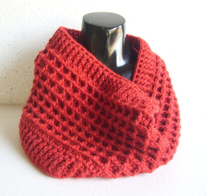 Waffle Stitch Cowl