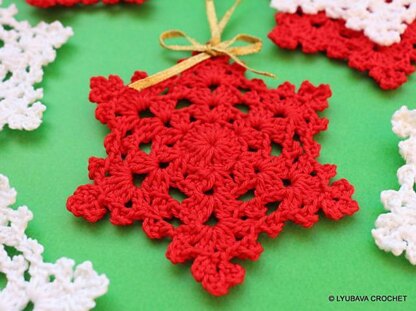 Snowflake Easy Crochet Tutorial
