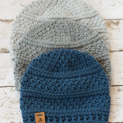 Simple Seed Stitch Beanie