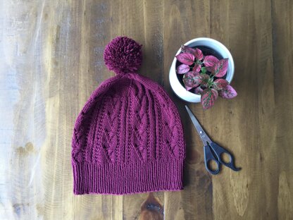 Twisted Lace Cabled Hat