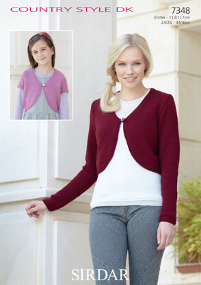 Cardigans in Sirdar Country Style DK - 7348 - Downloadable PDF