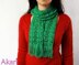 Pyramids lacy fringed scarf_ M16