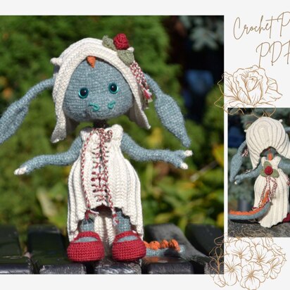 Crochet Princess dress for dolls (portuguese/spanish)